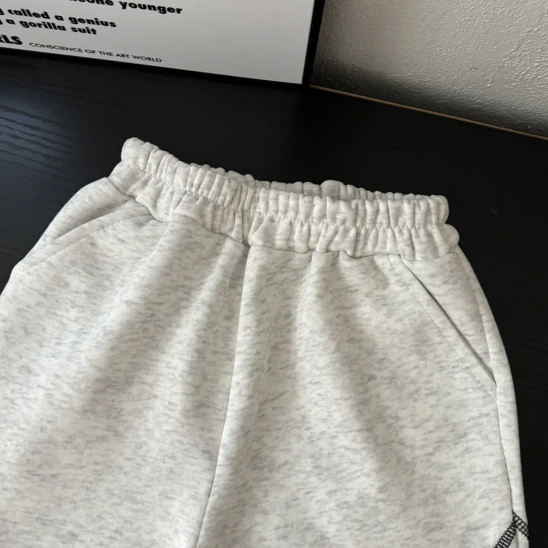 2026 New Children's Boys Clothes Sets Spring Autumn Fashion O-Neck Splicing Sweatshirt+Pants 2PCS Kids Casual Tracksuit 1-14Yrs