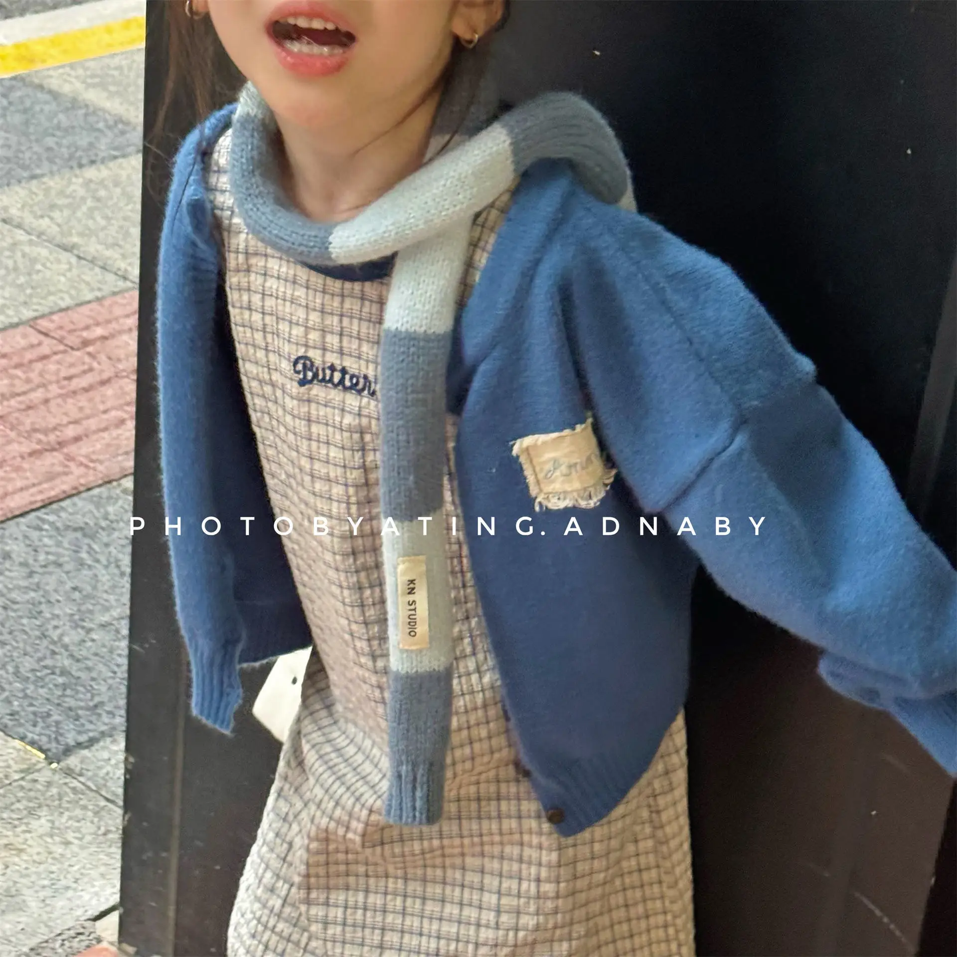 Girls Sweater 2026 Autumn New Children's Clothing Korean Style Girl Baby Fashion Loose Sweater Cardigan Casual Simple Daily