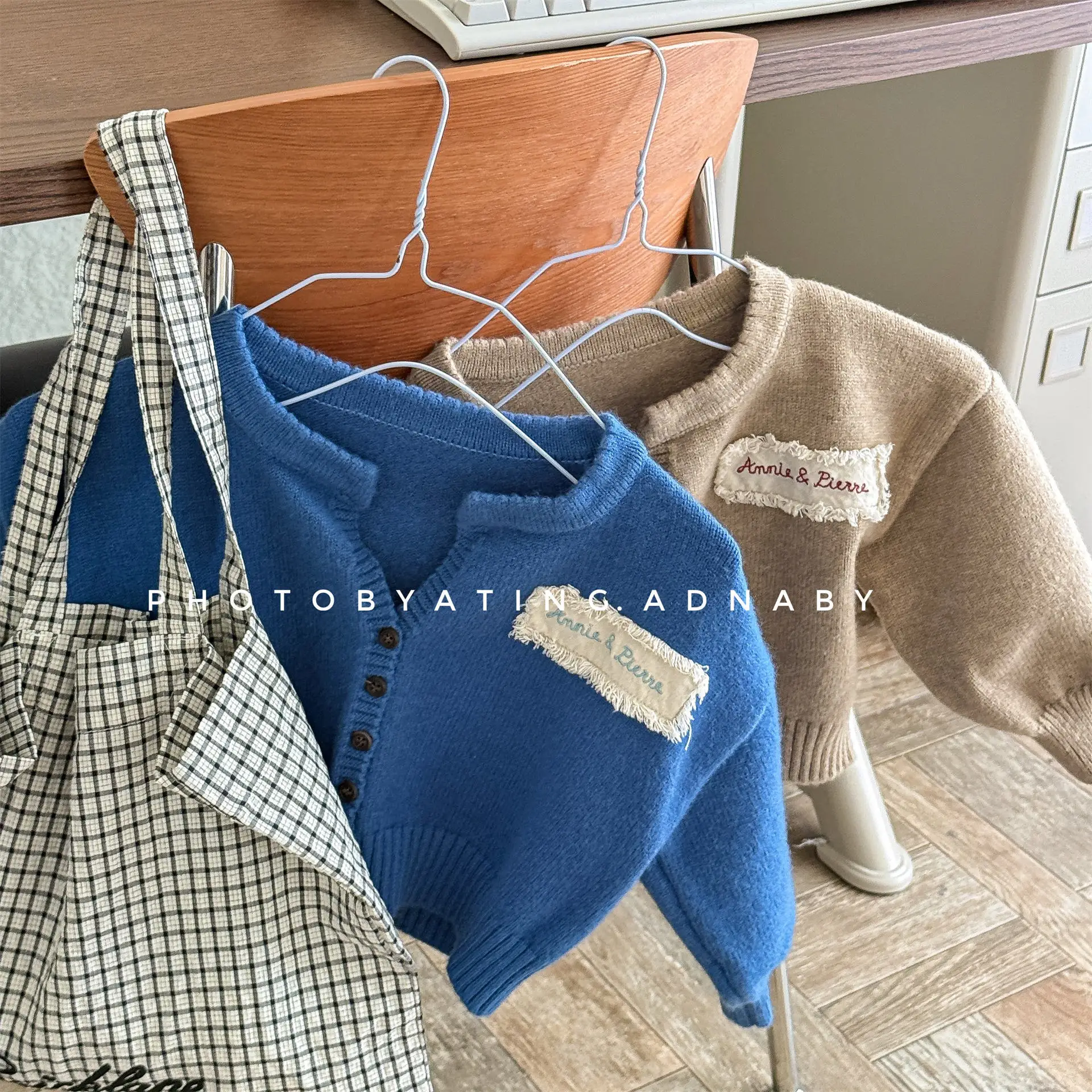 Girls Sweater 2026 Autumn New Children's Clothing Korean Style Girl Baby Fashion Loose Sweater Cardigan Casual Simple Daily