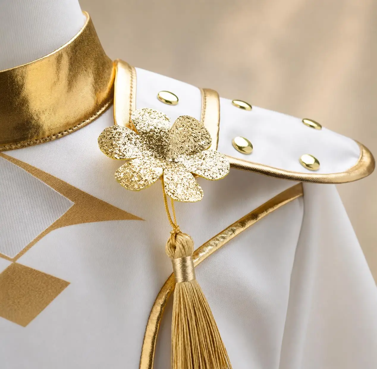 White Gold Girls 2 Piece Dance Costume Popular Korean Music Performance Clothing Kids Birthday Party Cosplay Singer Team Uniform