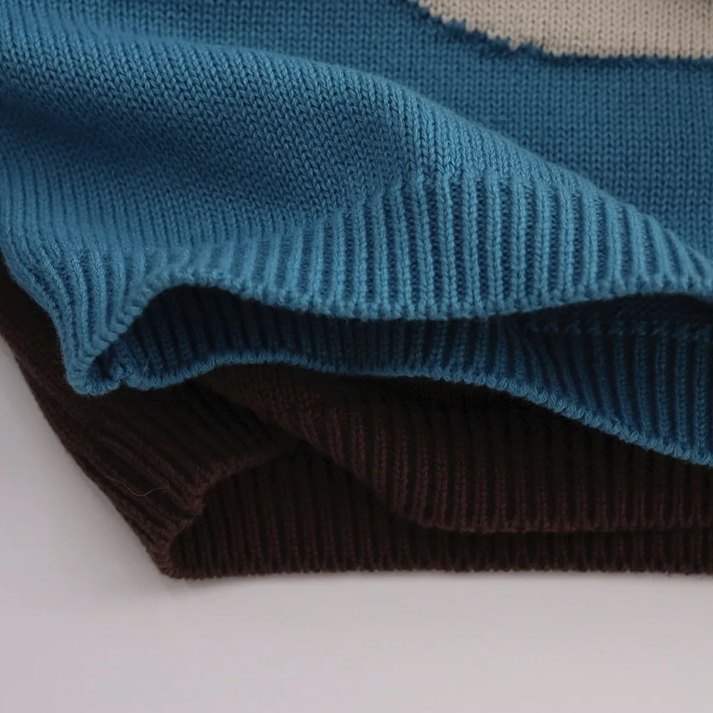 MILANCEL 2026 Autumn Kids Clothes Animal Style Boys Knit Pullover O Neck Girls Sweaters Cute Kids Boys Knitwear