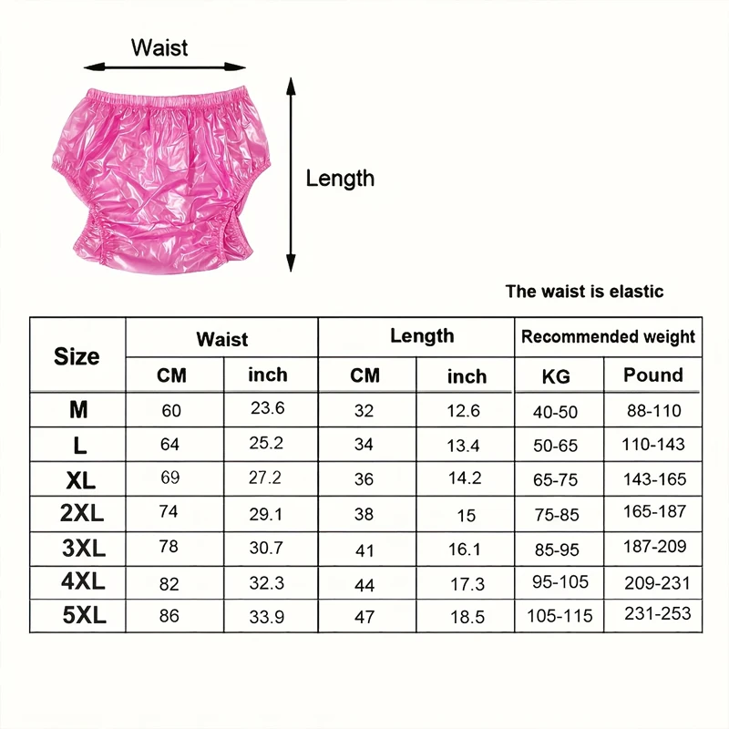 Reusable Adult Diapers Coat Non-disposable Diapers Special Leak-proof Protection For Both Men and Women M-5XL