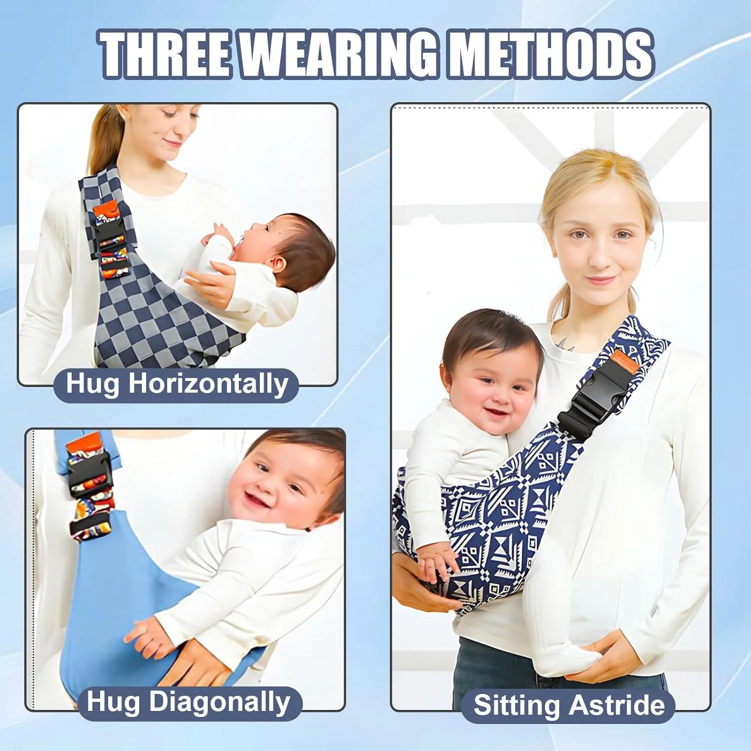 New Baby Carrier Ergonomic Child Carrier Wrap Multifunctional Baby Carrier Ring Sling for Baby Toddler Carrier Accessories