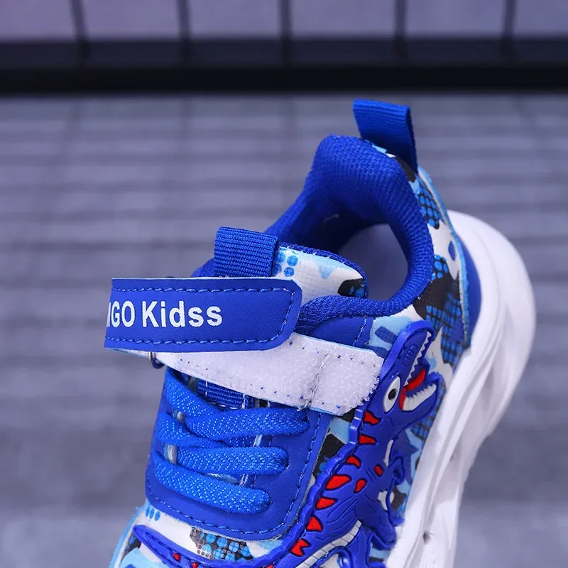 2026 New Boys Led Lighted Shoes Fashion Mickey Children's Casual Sneakers Kids Luminous Shoes Sport Shoes Lighted Shoes