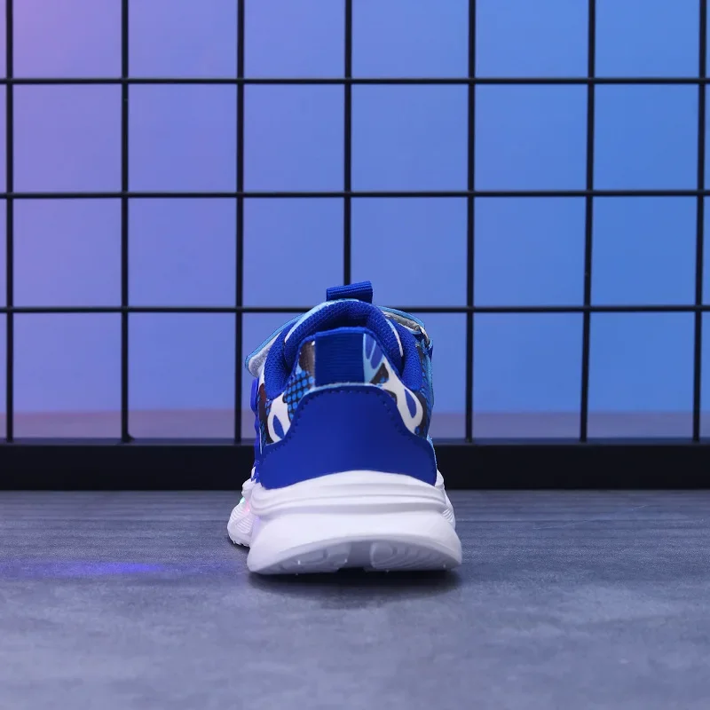 2026 New Boys Led Lighted Shoes Fashion Mickey Children's Casual Sneakers Kids Luminous Shoes Sport Shoes Lighted Shoes