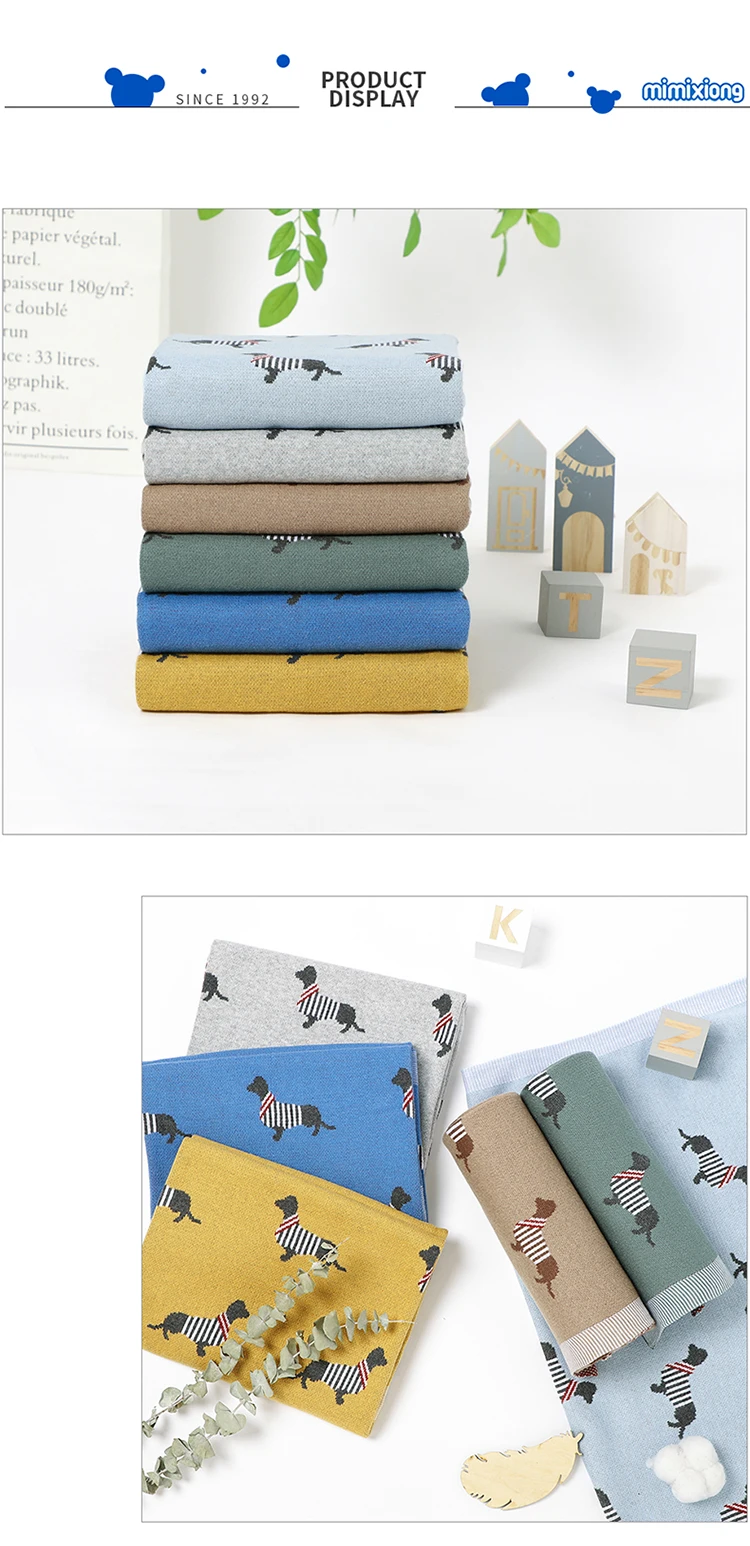 Baby Blankets Newborn Cartoon Swaddle Wrap Monthly Blankets 100%Cotton Knitted Toddler Infant Outdoor Playing Clip Mats 100*80cm