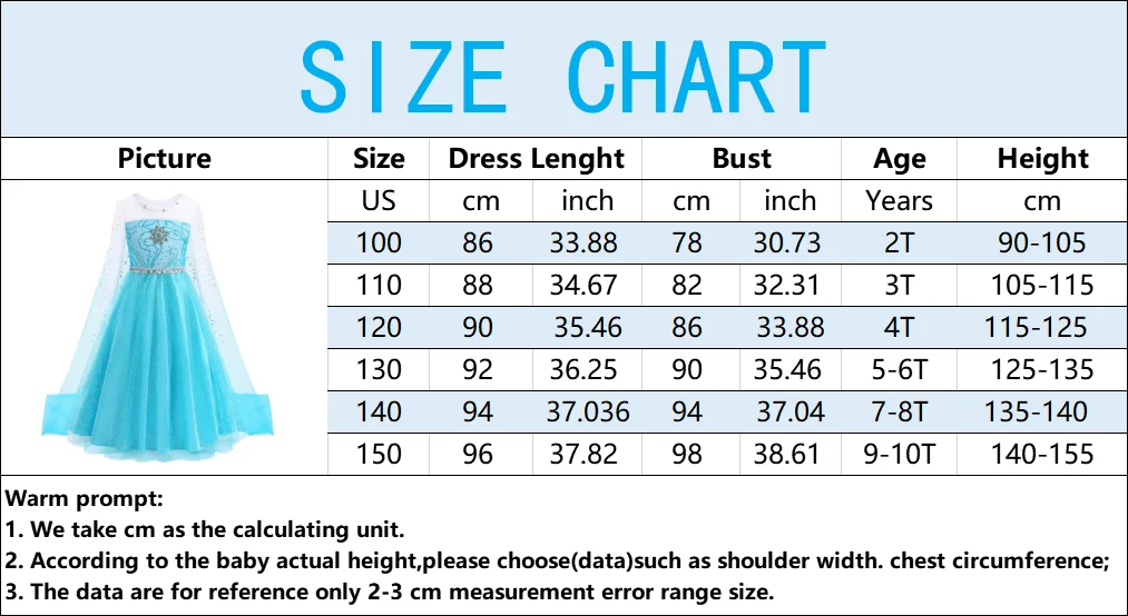 Girls Ice Fantasy Princess Mesh Ball Gown Kids Cosplay Dress for Halloween Carnival Birthday Theme Party Role Play Dress-Up