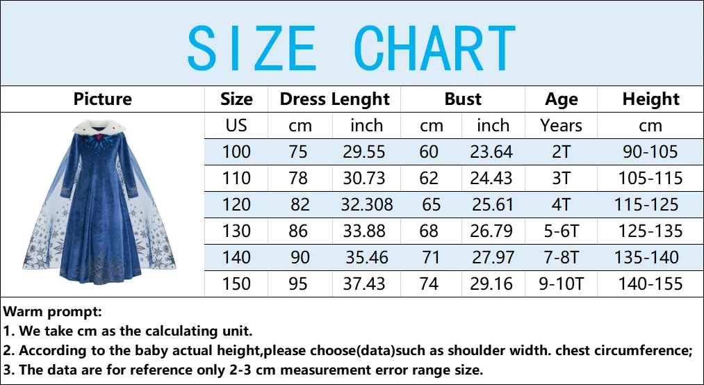 Girls Ice Fantasy Princess Mesh Ball Gown Kids Cosplay Dress for Halloween Carnival Birthday Theme Party Role Play Dress-Up