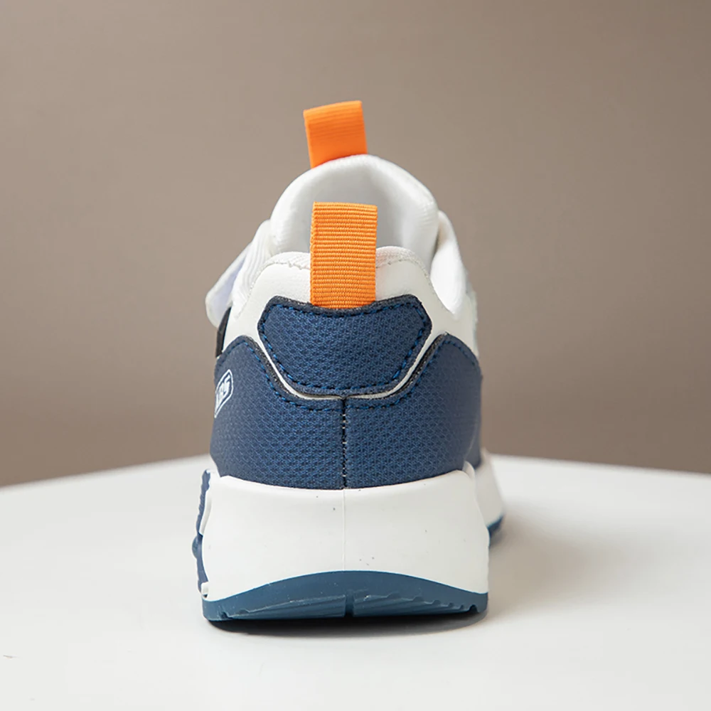 PU Leather Sport Shoes For Children 2025 Trend Fashion Kid's Sneakers Soft-soled Outdoor Boy's Girl's Running Shoes