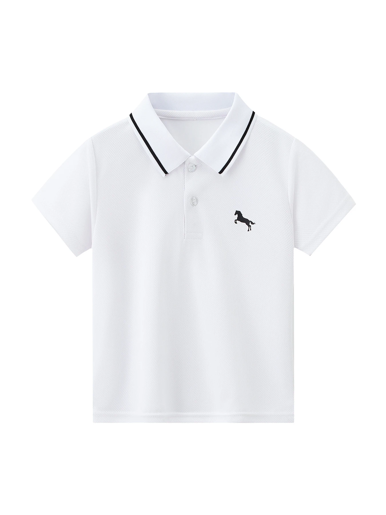 3-piece Set Of Children's Summer Fresh Combination Polo Shirt For Boys And Girls Versatile And Handsome Short Sleeved Lapel T-sh
