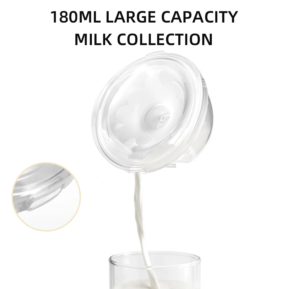 Wearable Hands Free Electric Breast Pump LED Display Anti‑Backflow Rechargeable Portable Milk Extractor Breastfeeding Tool