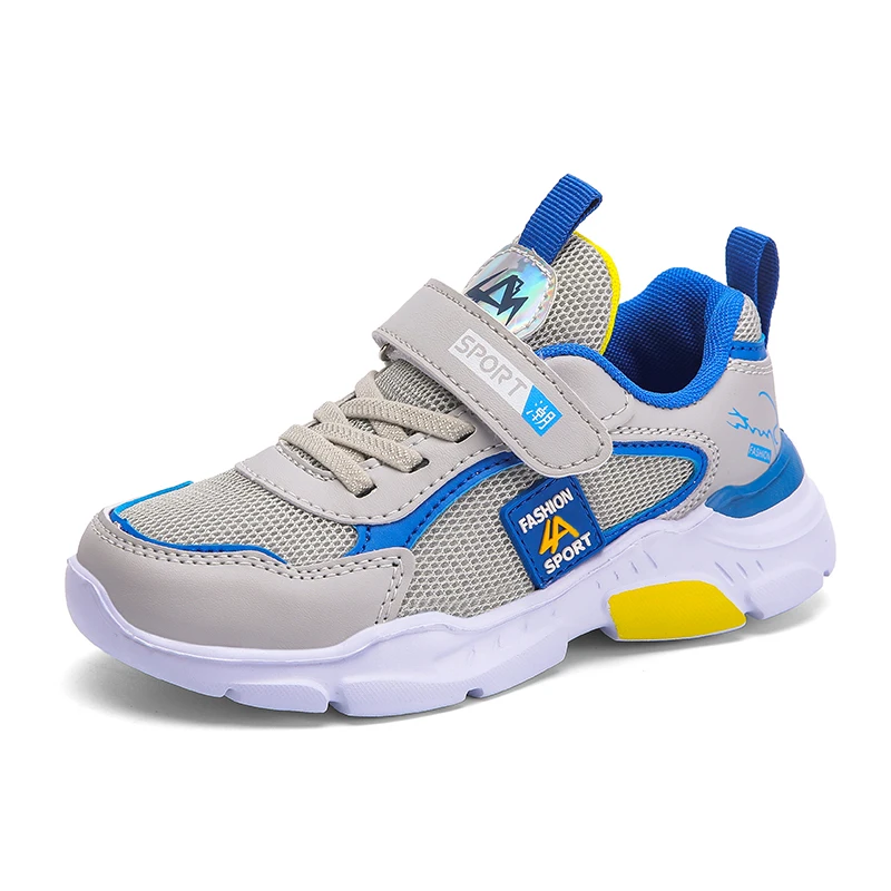Children's Sports Shoes for Boys, Fashionable Mesh Breathable Casual Sports Shoes, Lightweight Running Shoes, Comfortable