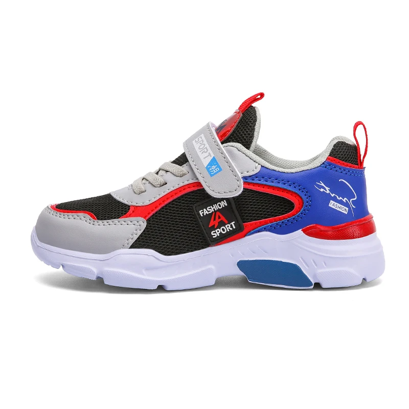 Children's Sports Shoes for Boys, Fashionable Mesh Breathable Casual Sports Shoes, Lightweight Running Shoes, Comfortable