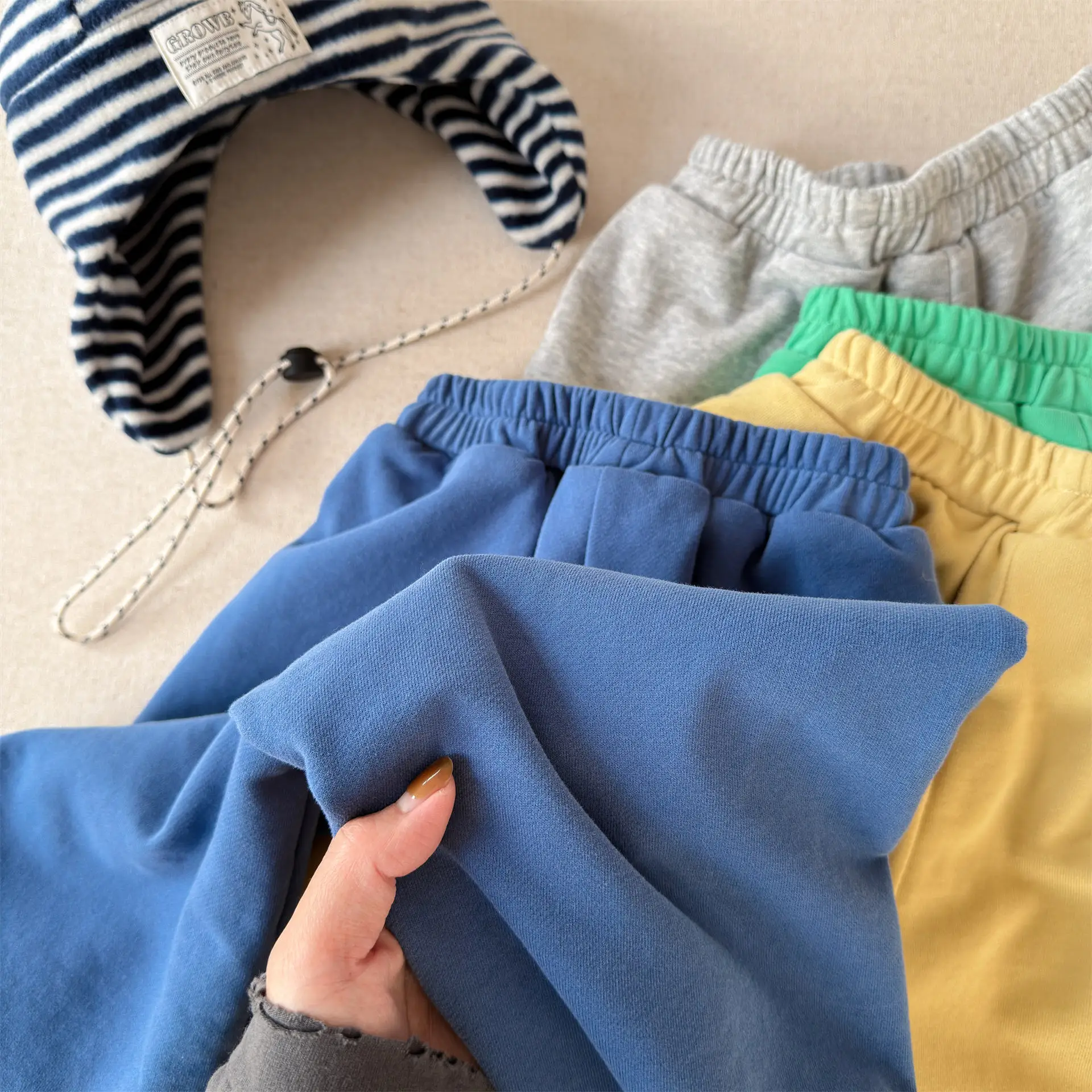 2026 Spring New Children Loose Sweatpants For Boys Girls Letter Casual Pants Baby Cotton Trousers Fashion Kids Clothes