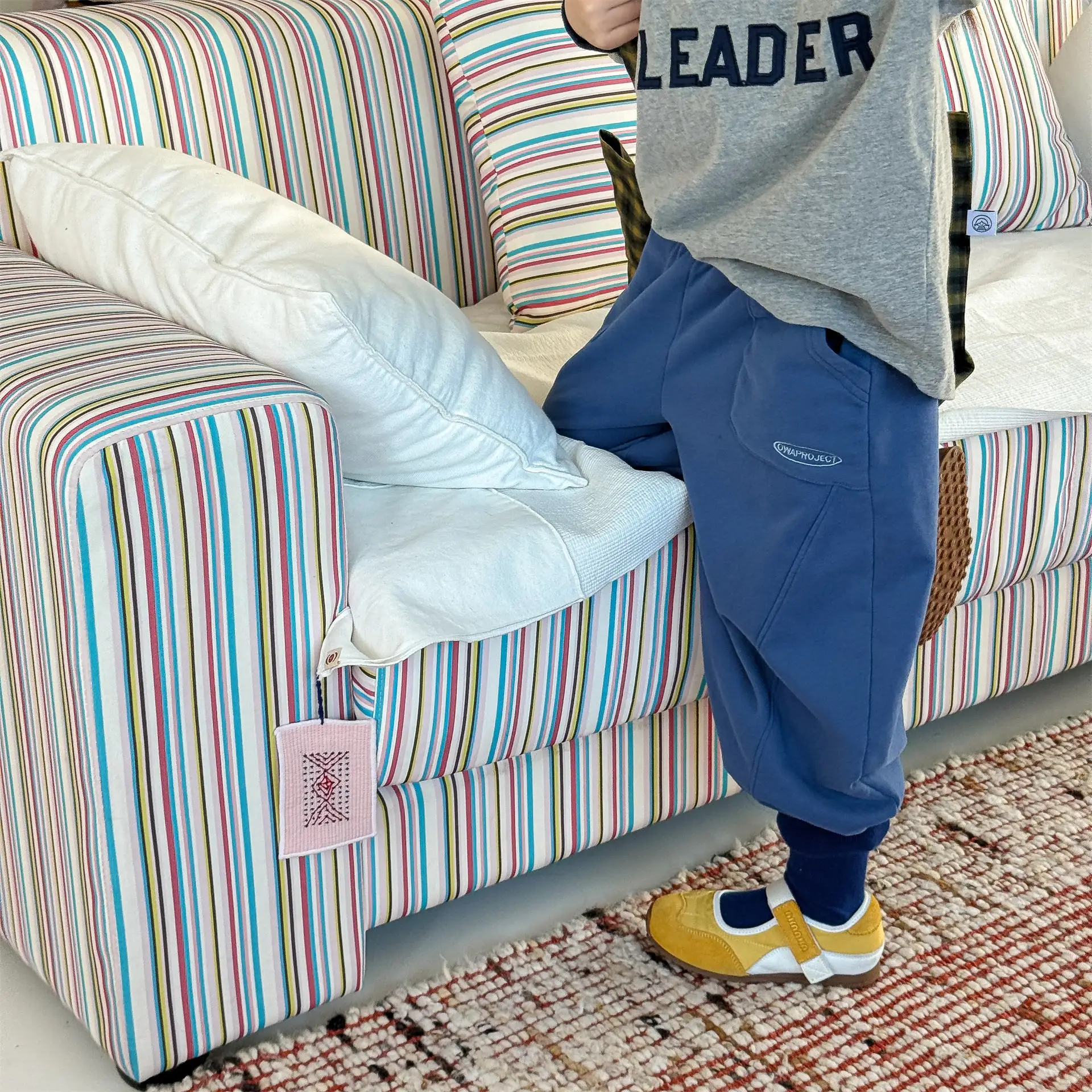 2026 Spring New Children Loose Sweatpants For Boys Girls Letter Casual Pants Baby Cotton Trousers Fashion Kids Clothes