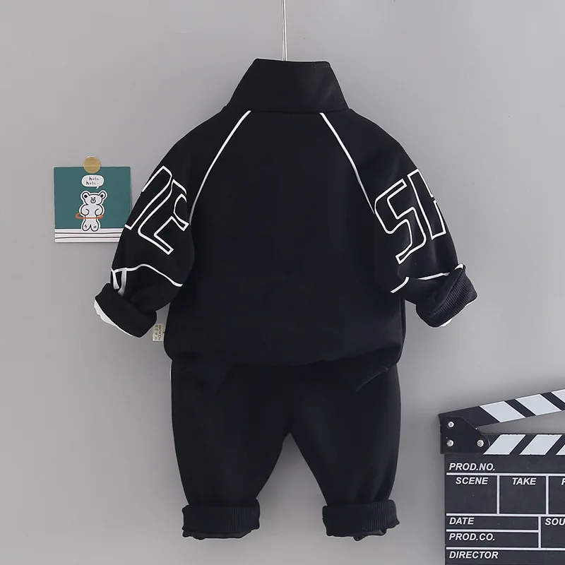 New Spring Autumn Baby Clothes Suit Children Boys Jacket Pants 2Pcs/Sets Kids Girls Clothing Infant Costume Toddler Tracksuits