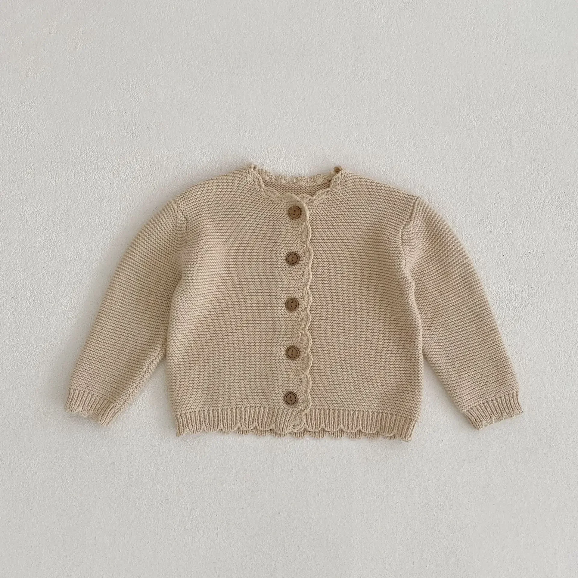 Autumn Baby Cardigan - Long Sleeve Knit Sweater Coat for Boys & Girls | Versatile O-Neck Jacket Winter Baby Girl Cardigan