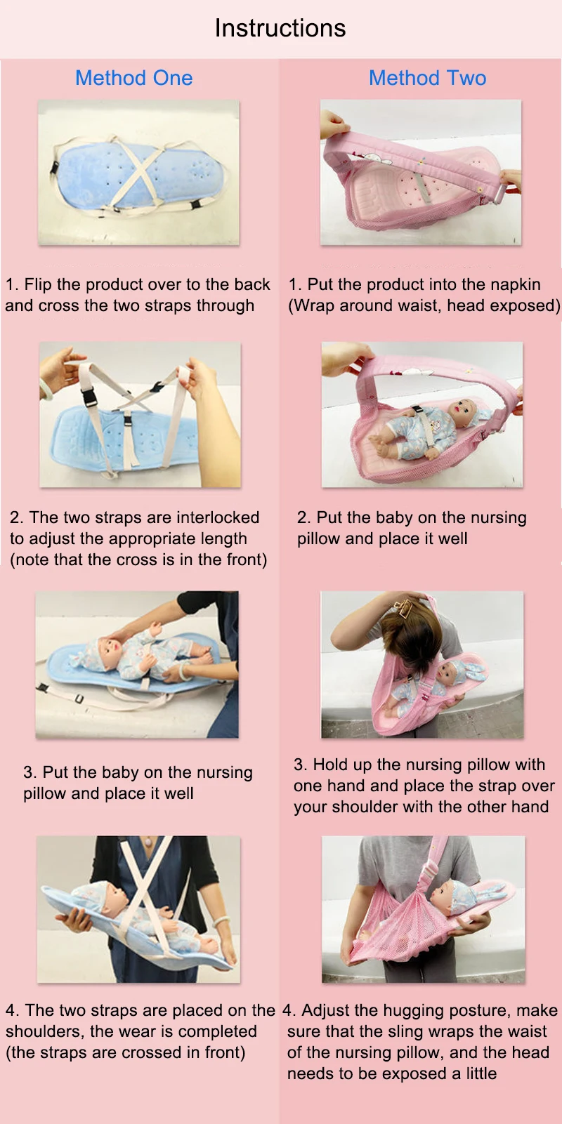 Baby Feeding Breastfeeding Pillow Newborn Front Hug Support Strap Infant Anti-spit Milk Nursing Sleeping Pillow Cushion