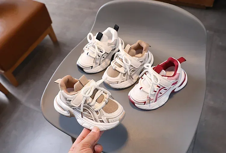 Kids Mesh Breathable Sports Shoe Lightweight Versatile Infant Boys Girls Baby Casual Shoes Spring Autumn Children Running Shoes