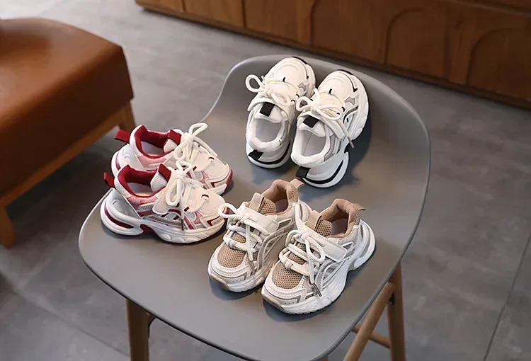 Kids Mesh Breathable Sports Shoe Lightweight Versatile Infant Boys Girls Baby Casual Shoes Spring Autumn Children Running Shoes