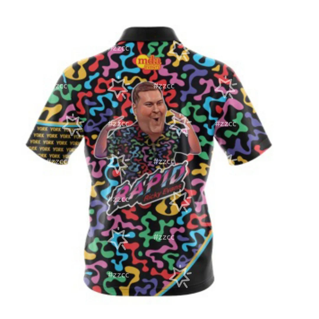 Ricky Evans Shirt (MULTI 2025) Dart competition uniform Darts Polo Shirt Sports Men's T-Shirt Kid's Clothing Tee Y2k Woman