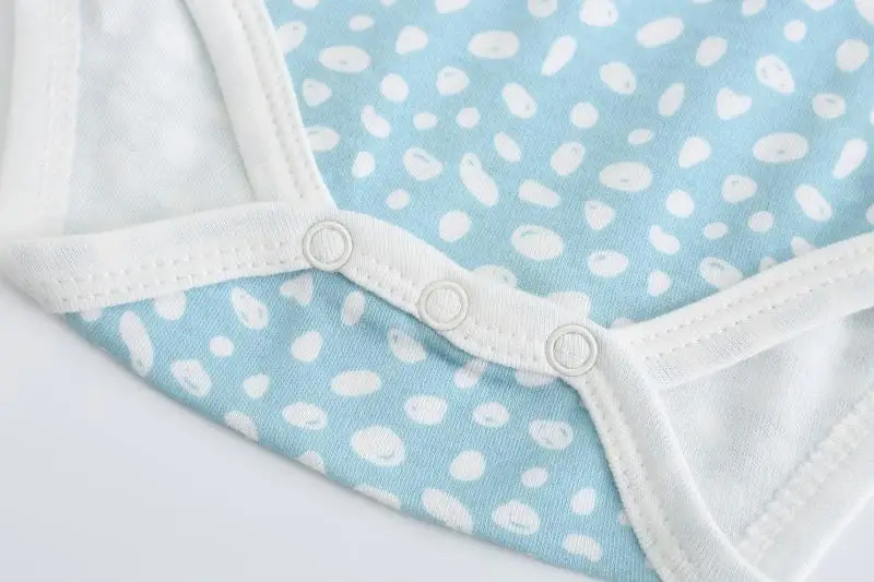 Kiddiezoom 3 Pcs Newborn Cartoon Long Sleeve 100%cotton Baby Boy Girl Bodysuit Soft Infant Onesies Clothes