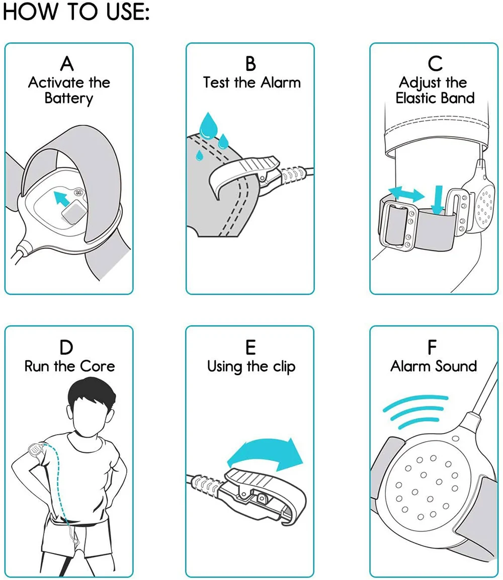 MoDo-king Best Bedwetting Alarm For Baby Boys Kids Best Adult Bed Wetting Enuresis Alarm Nocturnal Enuresis MA-108-1