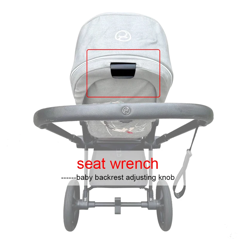 Buggy Seat Wrench For Cybex Priam 2/3/4 /5Platinum Mios 2/3 Balios S/Lux Rear Board Adjuster Backrest Switch Baby Accessories