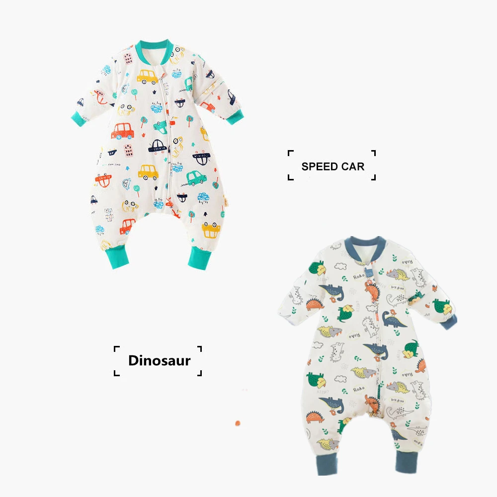 Baby Sleeping Bag Cute Girls Winter Warm Baby Sleepsack With Feet 1-4Years Kids Growth Blanket Sleepwear Children'S Sleeping Bag