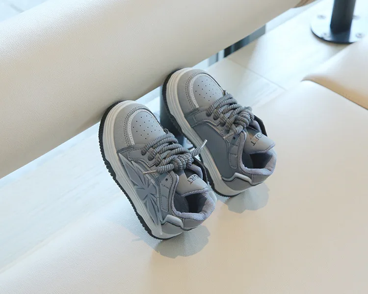 2025 New Spring Childrens Sneakers Boys Sport Shoes Girls Non-slip Casual Shoes High Top Student Shoes Toddler Shoe