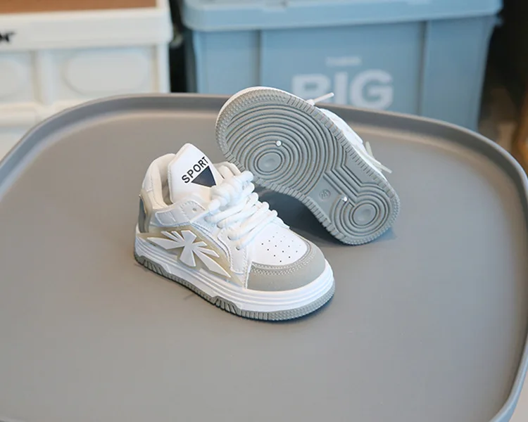 2025 New Spring Childrens Sneakers Boys Sport Shoes Girls Non-slip Casual Shoes High Top Student Shoes Toddler Shoe