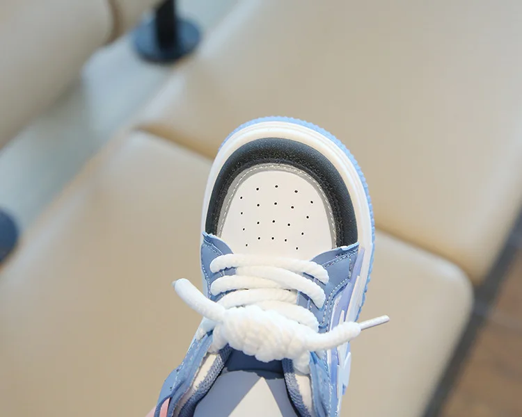2025 New Spring Childrens Sneakers Boys Sport Shoes Girls Non-slip Casual Shoes High Top Student Shoes Toddler Shoe