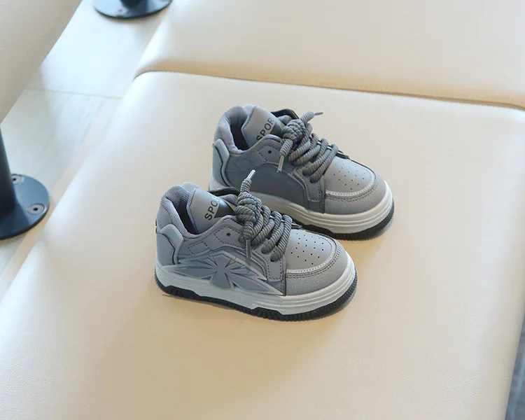 2025 New Spring Childrens Sneakers Boys Sport Shoes Girls Non-slip Casual Shoes High Top Student Shoes Toddler Shoe