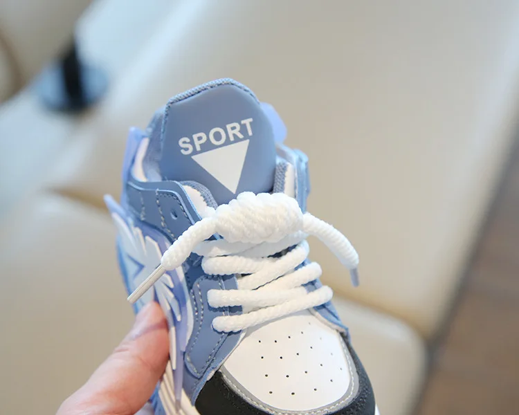 2025 New Spring Childrens Sneakers Boys Sport Shoes Girls Non-slip Casual Shoes High Top Student Shoes Toddler Shoe