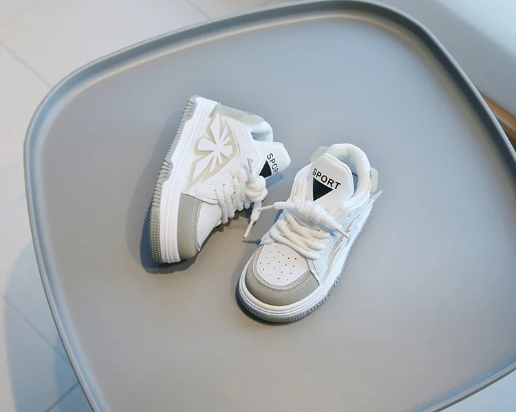 2025 New Spring Childrens Sneakers Boys Sport Shoes Girls Non-slip Casual Shoes High Top Student Shoes Toddler Shoe