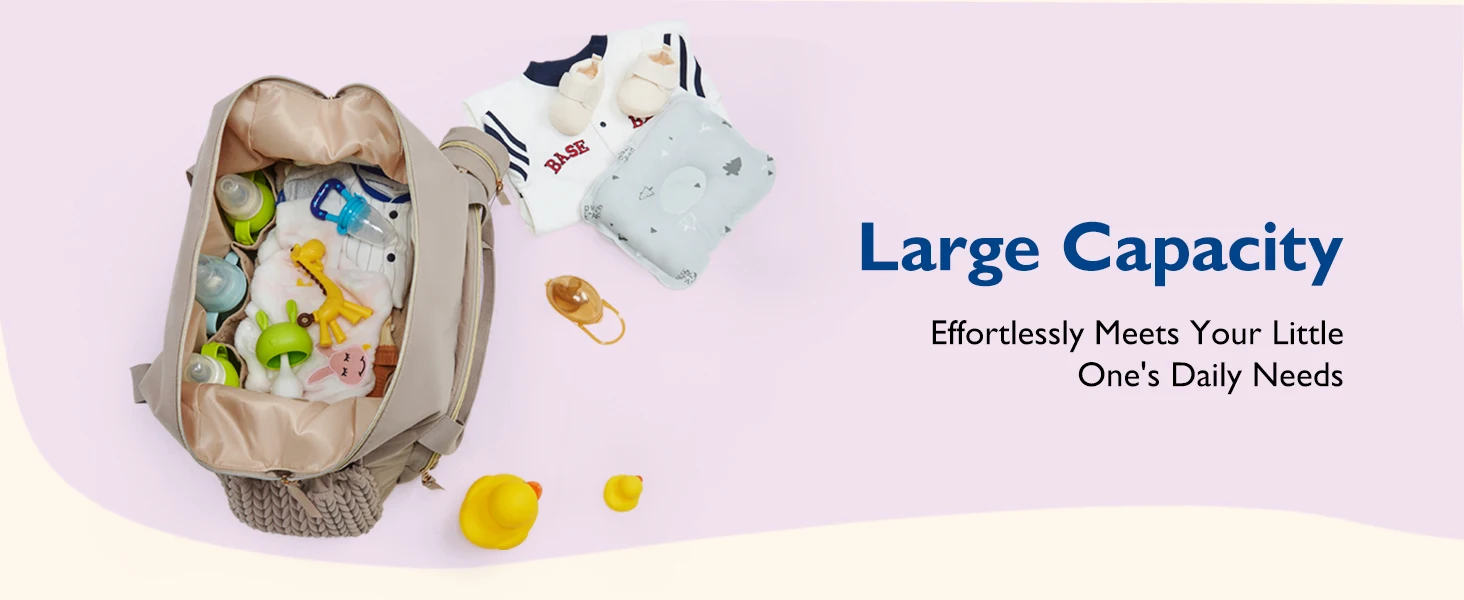 Mommore Diaper Bag Tote, Large Capacity Travel Diaper Bags, Hospital Bag for Labor Delivery, Baby Bag for Labor Delivery