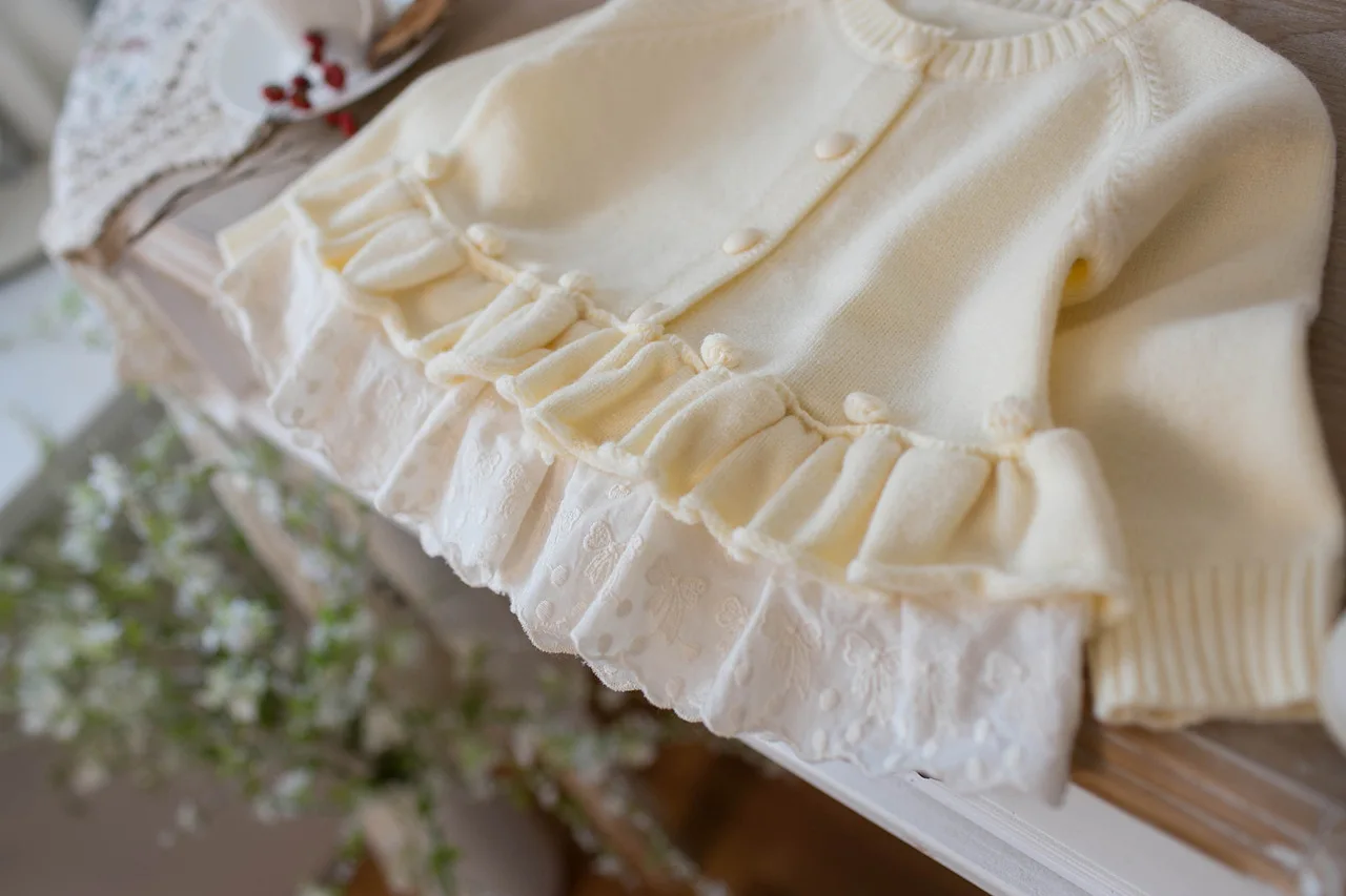 MILANCEL 1-7 Y Kids Sweater Turn Down Collar Girls Knit Wear Warm Boys Sweaters Cotton Kids Girls Knit Wear