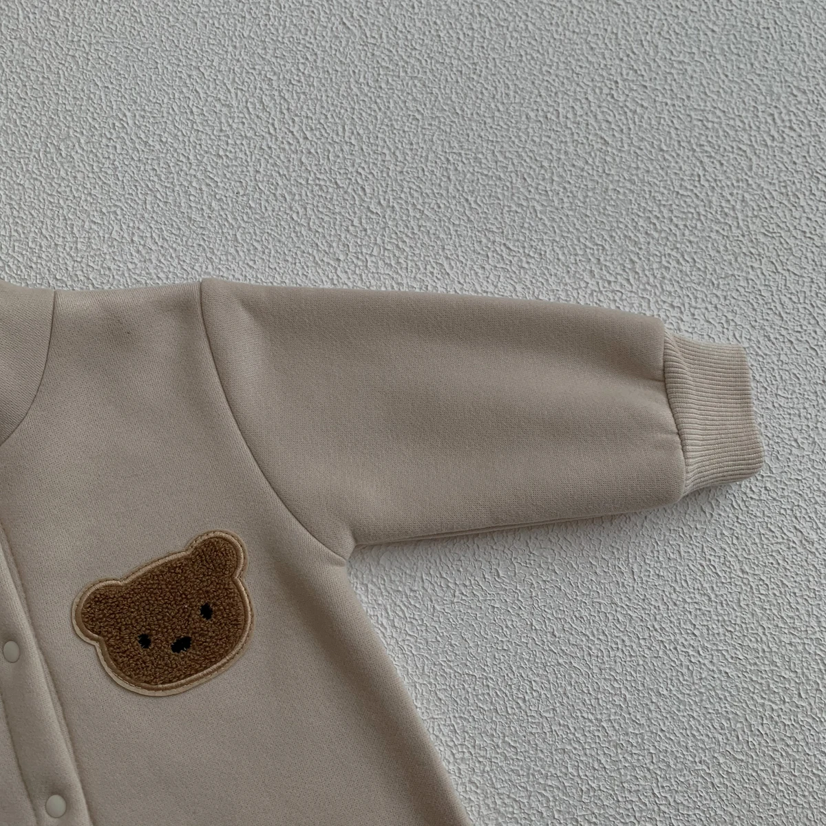Ready Stock Newborn Baby Clothes Winter Baby Jumpsuit Bear Cute Hooded Baby Bodysuit Warm 0-2 Years Old