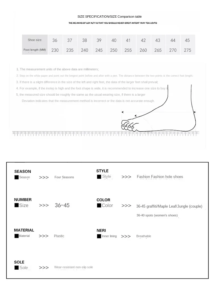 EVA Anti-slip Sports Sandals Slipper Big Child Sandal Unisex Garden Hole Shoe Summer Men Women Sandals Beach Wading Hollow Shoes