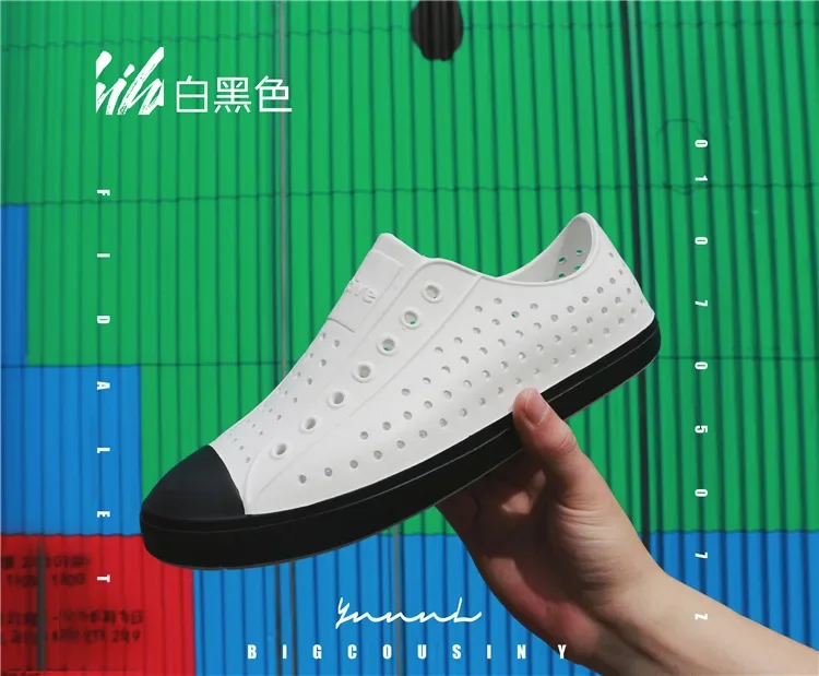 EVA Anti-slip Sports Sandals Slipper Big Child Sandal Unisex Garden Hole Shoe Summer Men Women Sandals Beach Wading Hollow Shoes