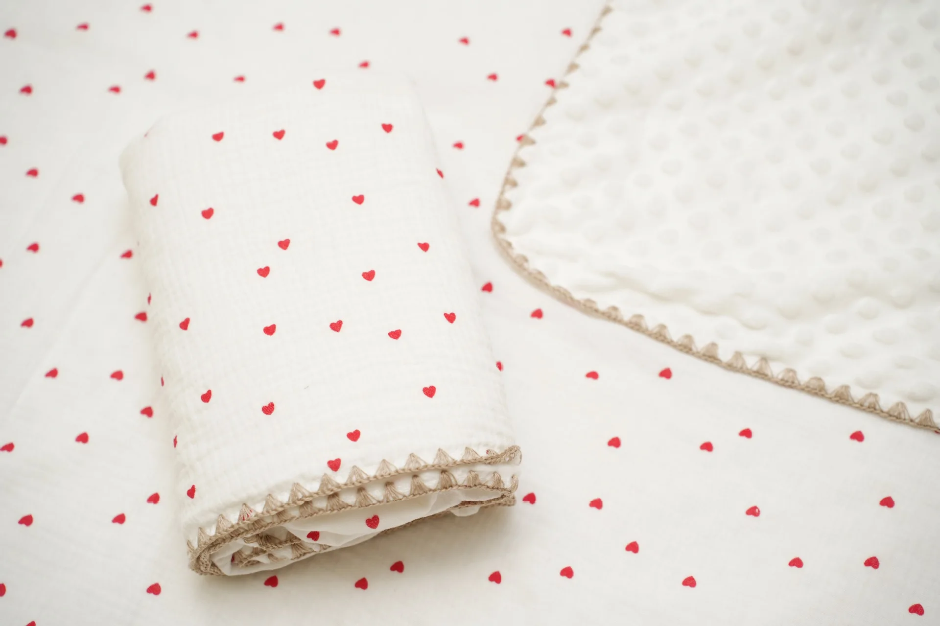 Newborn Bear Print Blanket Pure Cotton Double Gauze Blanket Baby Blanket Bath Towel Baby Blanket Baby Swaddle 100X100CM