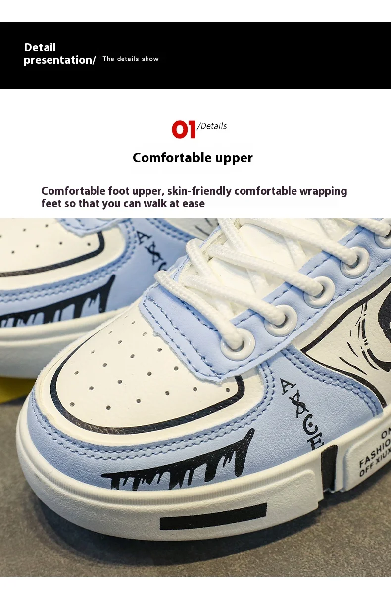 Boys' High-Top Sneakers 2025 Autumn/Winter New Style Children's Sports Shoes Buckle Student Soft-Soled Fleece Casual Shoes