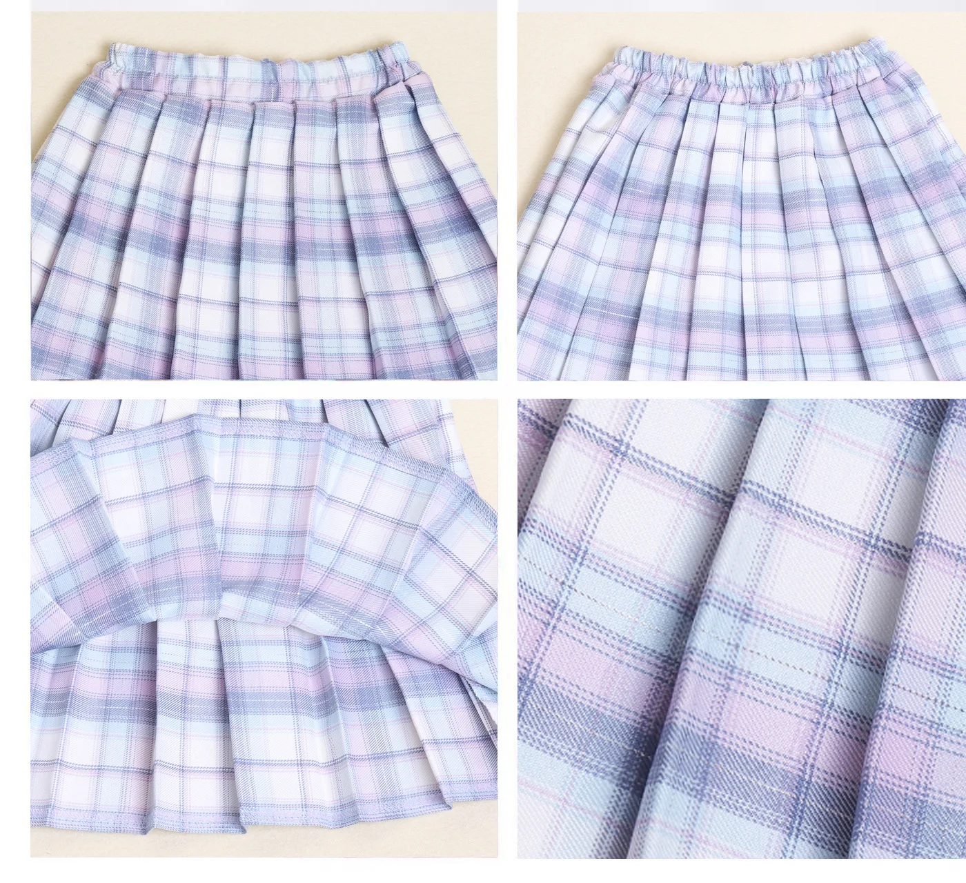 3-12Years Girls Checkered Skirt College Style Clothing 2026 Spring Summer Teen Kid Fashion JK Striped Pleated Skirt with Bow Tie