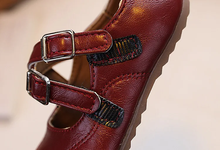 Children PU Leather Girls Student Kids Shoes 2026 Autumn New Fashion Elegant Comfortable French Style Mary Jane Casual Loafer