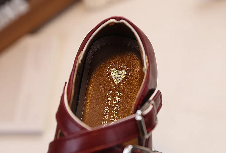 Children PU Leather Girls Student Kids Shoes 2026 Autumn New Fashion Elegant Comfortable French Style Mary Jane Casual Loafer