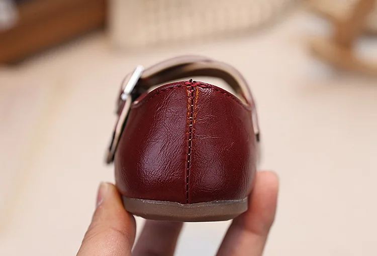 Children PU Leather Girls Student Kids Shoes 2026 Autumn New Fashion Elegant Comfortable French Style Mary Jane Casual Loafer