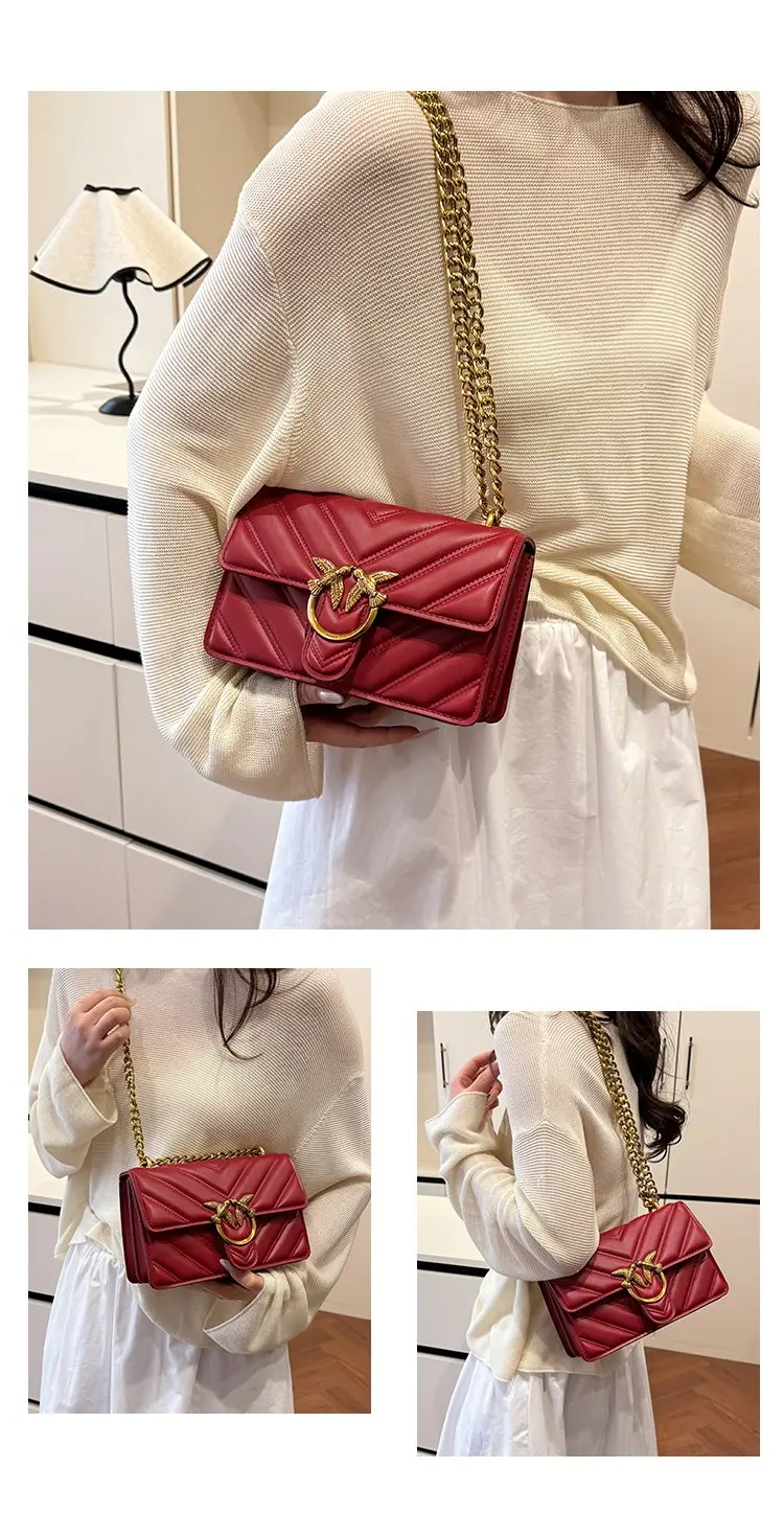 Stylish Leather Diaper Bag, Elegant Crossbody Handbag For Women, Luxury Designer Logo Large Capacity Tote Mommy Bag