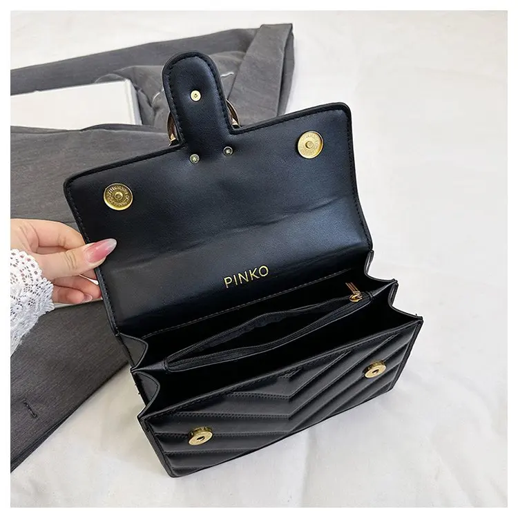 Stylish Leather Diaper Bag, Elegant Crossbody Handbag For Women, Luxury Designer Logo Large Capacity Tote Mommy Bag