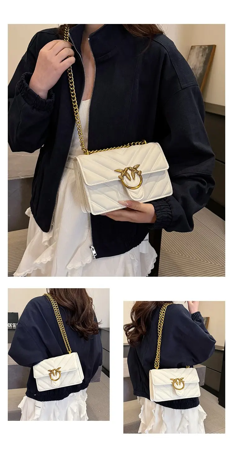 Stylish Leather Diaper Bag, Elegant Crossbody Handbag For Women, Luxury Designer Logo Large Capacity Tote Mommy Bag