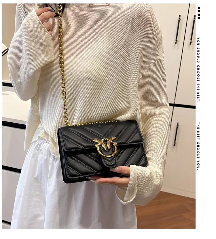 Stylish Leather Diaper Bag, Elegant Crossbody Handbag For Women, Luxury Designer Logo Large Capacity Tote Mommy Bag